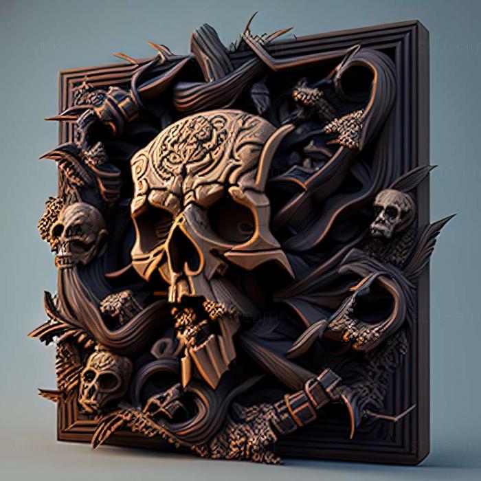 3D model World of Chaos game (STL)